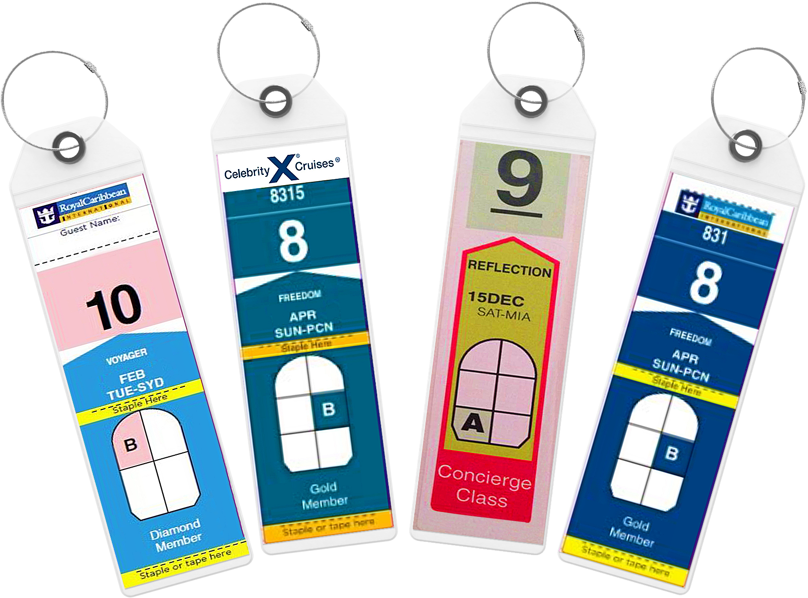 Celebrity Cruise & Royal Caribbean - Print Royal Caribbean Luggage Tags, HD Png Download PNG with transparent background