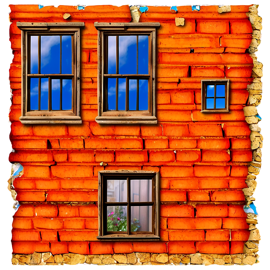 Crumbled Building Facade PNG 45 PNG image with a transparent background, free high-resolution download