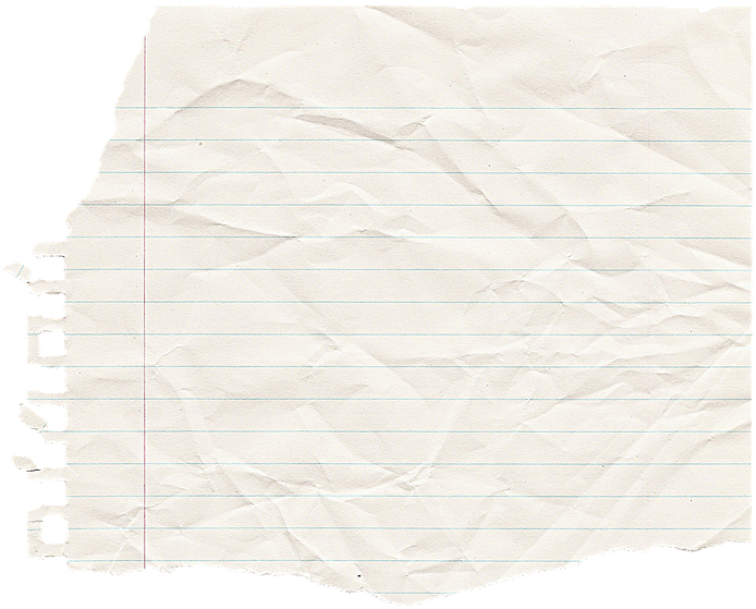Transparent Note Paper Png - Crumpled Paper Transparent Background, Png Download PNG with transparent background