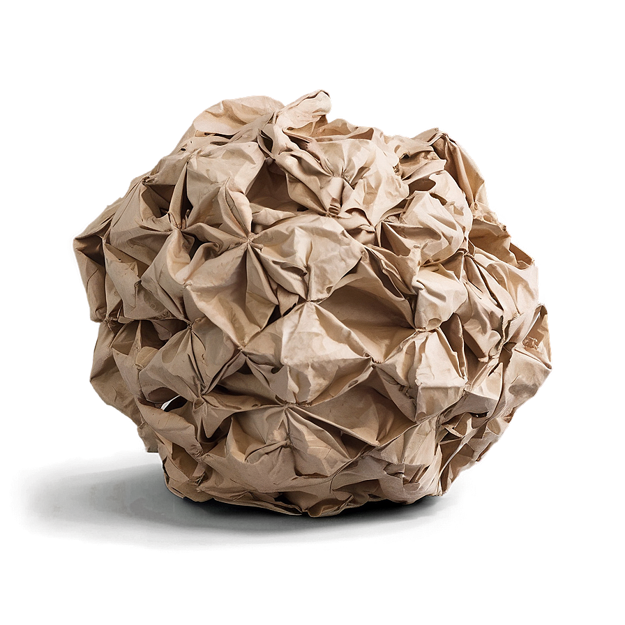 Crumpled Paper Ball PNG uwy PNG with transparent background