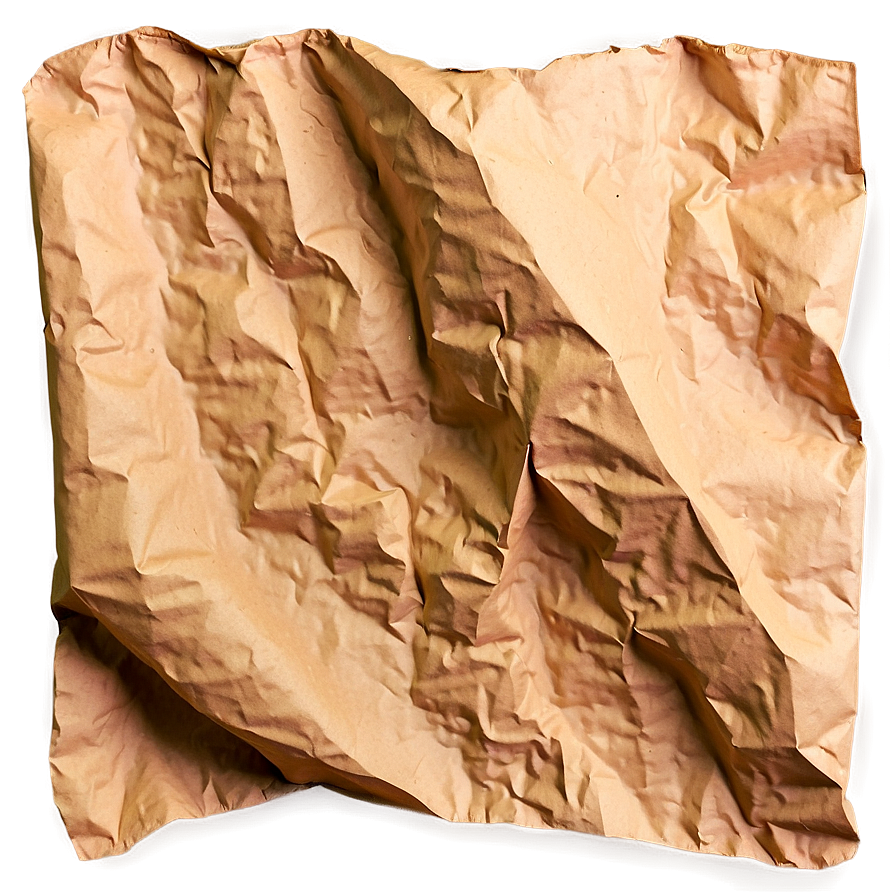 Crumpled Paper For Design Png 3