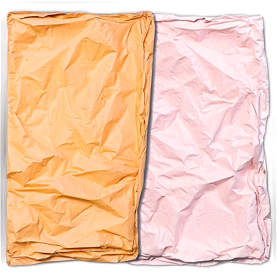 Crumpled Paper Sheet Texture Png 06282024