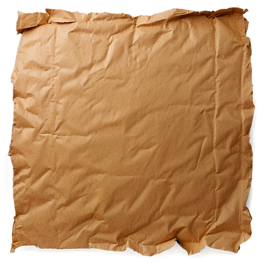 Crumpled Paper Sheet Texture Png Qnh