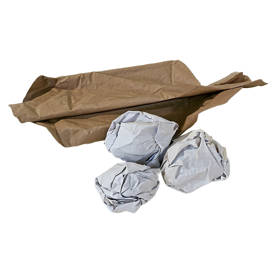 Crumpled Paper Trash Png Fax