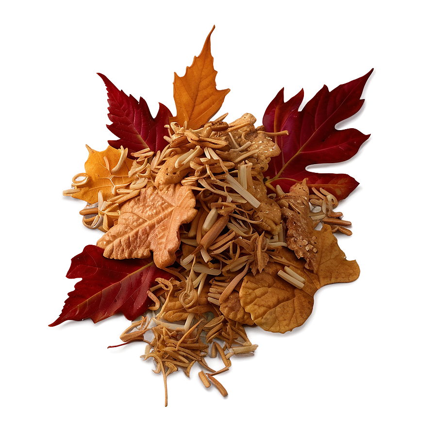 Crunchy Leaves Heap Png 06212024