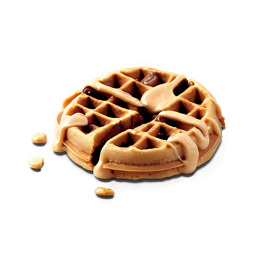 Crunchy Peanut Butter Waffle Png Enq