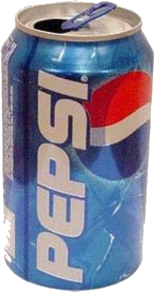 Crushed Pepsi Can