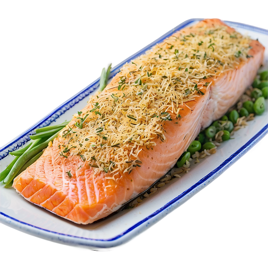 Crusted Herb Salmon Png 25