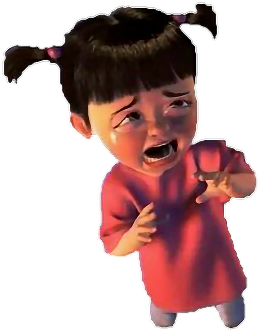 Crying Animated Girl Character