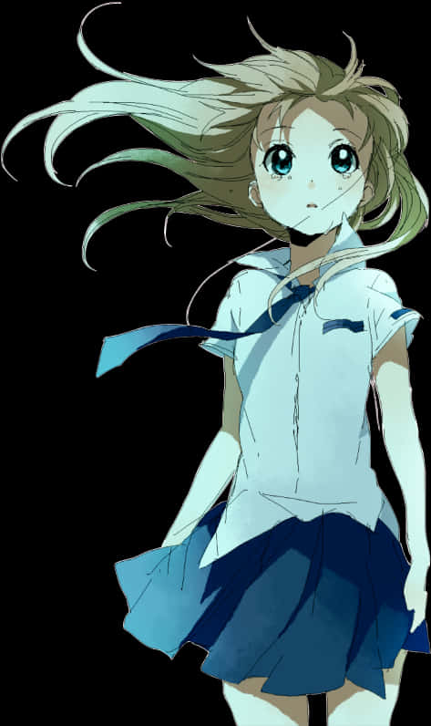 Crying Anime Girl Png, Transparent Png PNG with transparent background