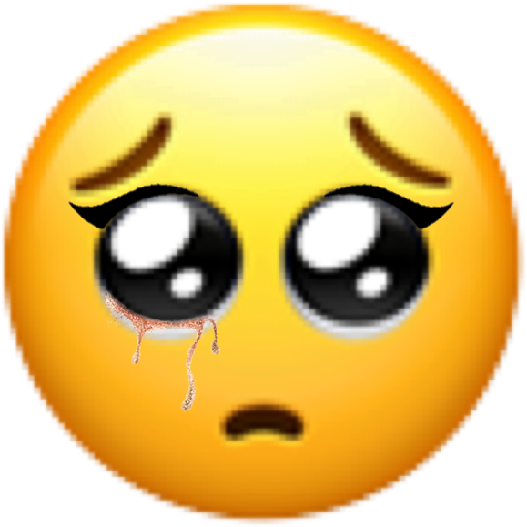 Transparent Sad Eyes Png - Sad Sticker, Png Download PNG with transparent background