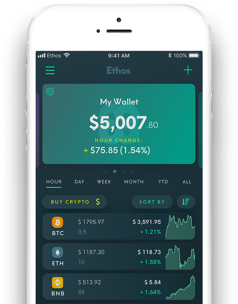 Crypto Wallet App Interface