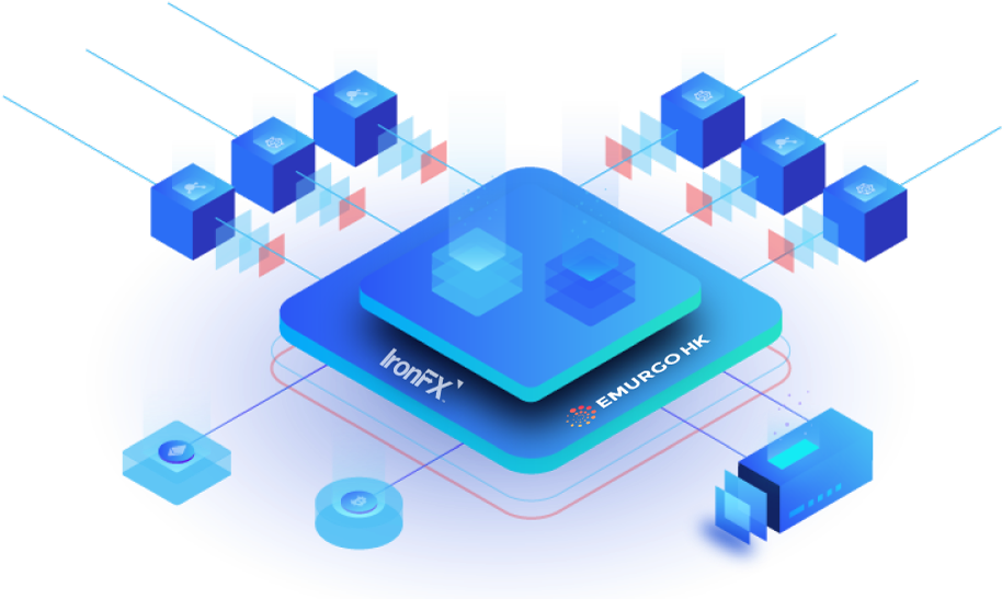 Cryptocurrency Blockchain Network Illustration