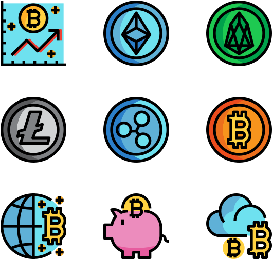 Cryptocurrency Icons Collection