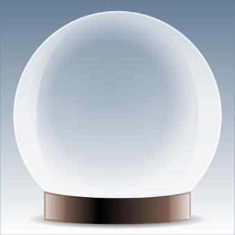 Crystal Ball Vector Illustration PNG with transparent background