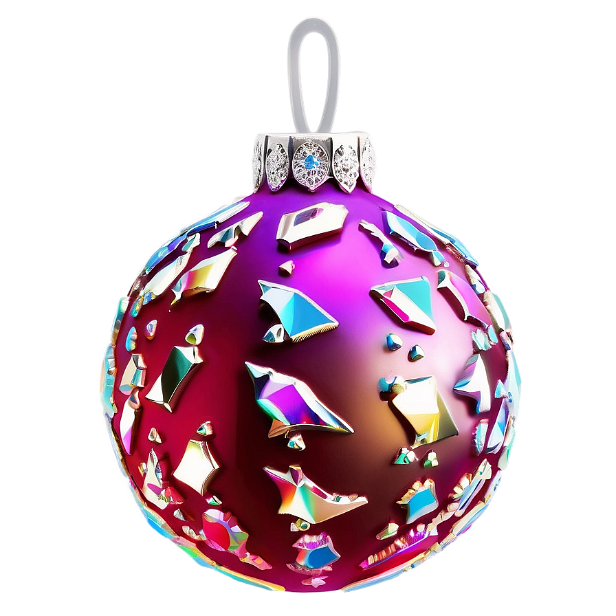 Crystal Christmas Ornaments Png Ayv19