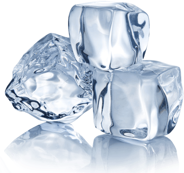 Crystal Clear Ice Cubes PNG with transparent background