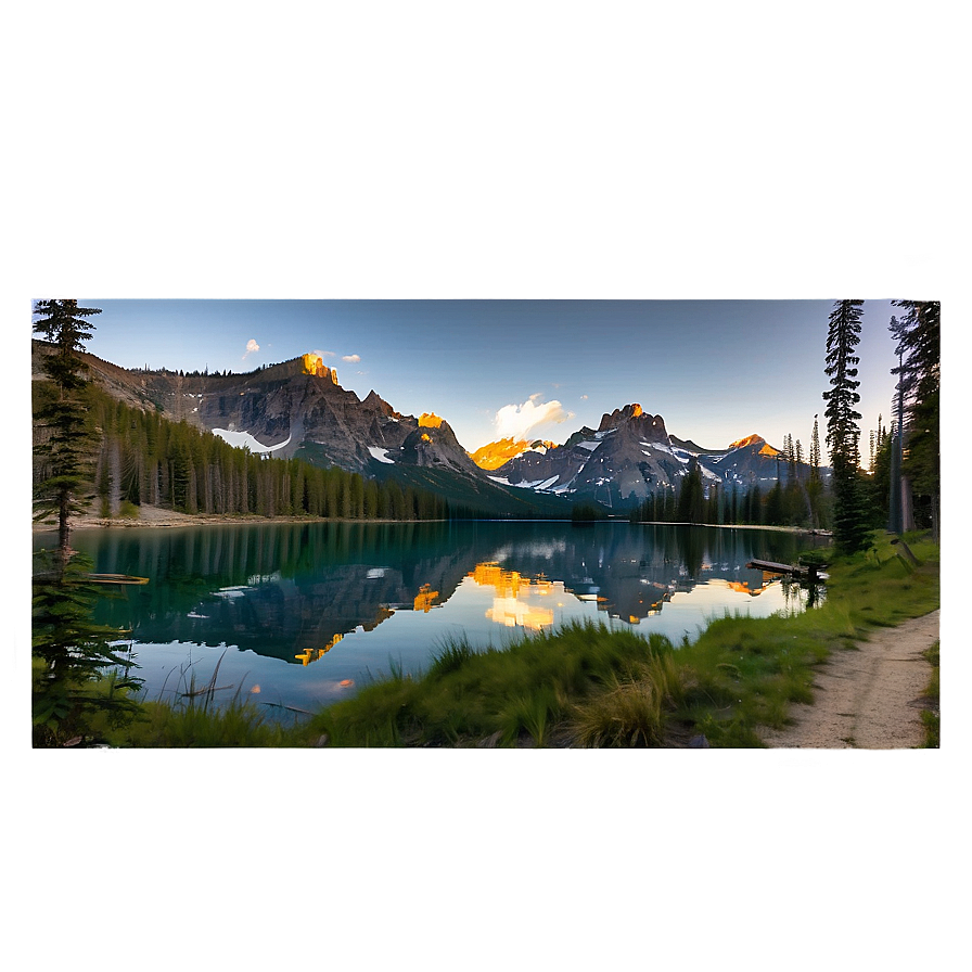 Crystal Clear Lake Trail PNG ctx2 PNG with transparent background