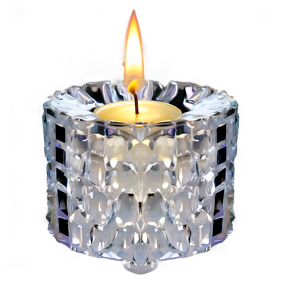 Crystal Encased Candle Png 6