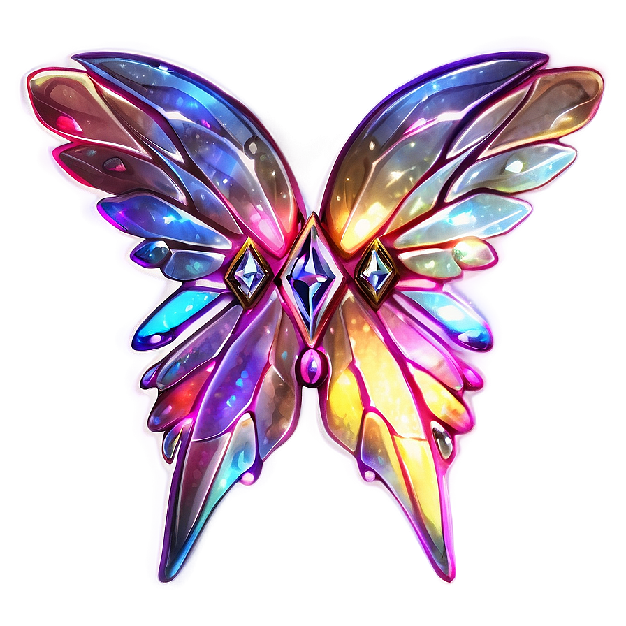 Crystal Fairy Wings Png Vhr37