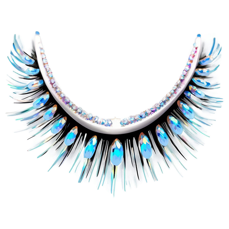 Crystal Fake Eyelashes Png Dfj