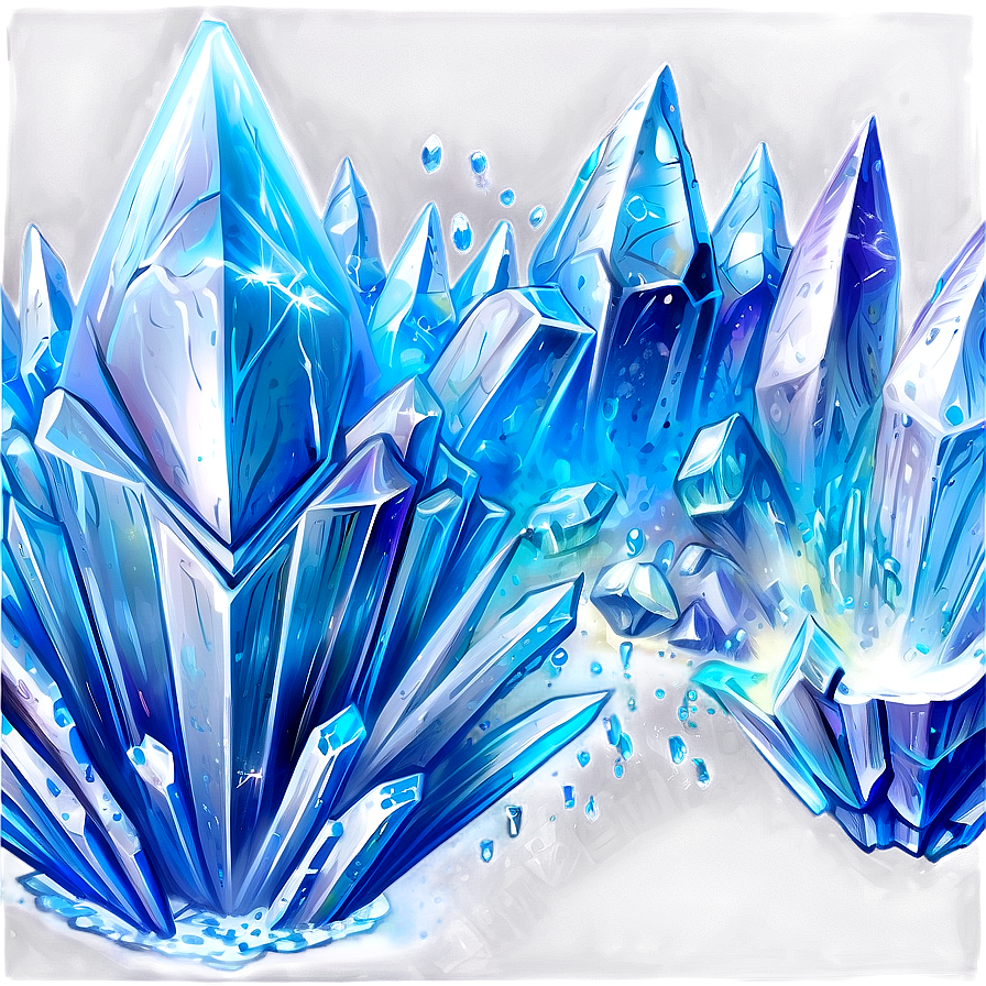 Crystal Ice Blast Png Xdb