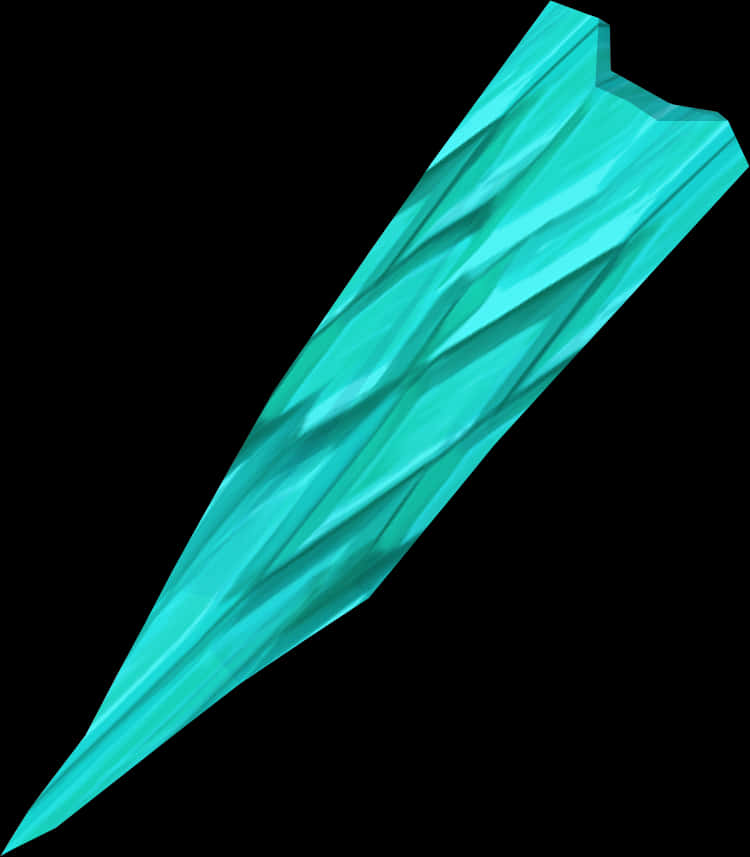 Crystal Ice Shard Illustration PNG with transparent background