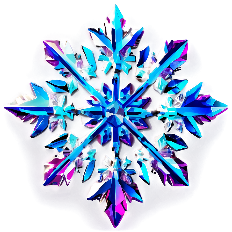 Crystal Snowflake Graphic PNG 39 PNG with transparent background