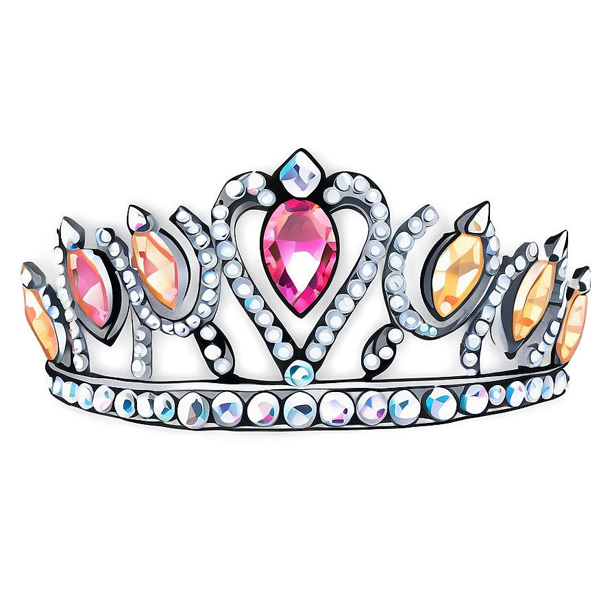 Crystal Tiara Drawing PNG lln5 PNG with transparent background
