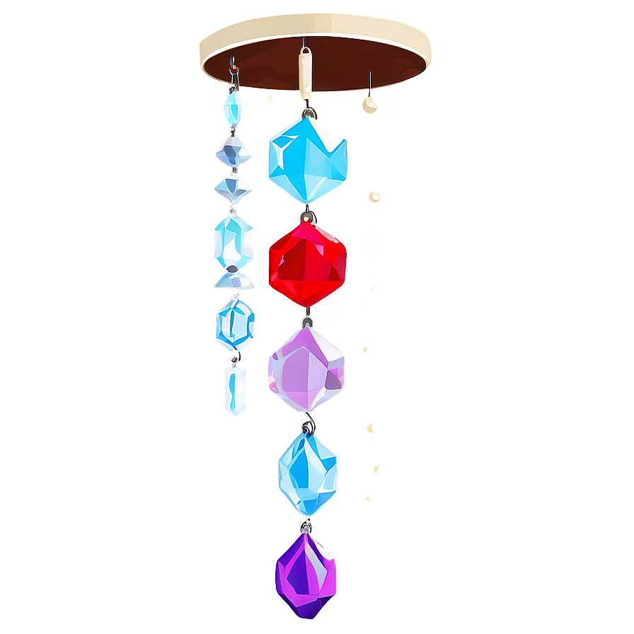 Crystal Wind Chime Serenity Png Hhj