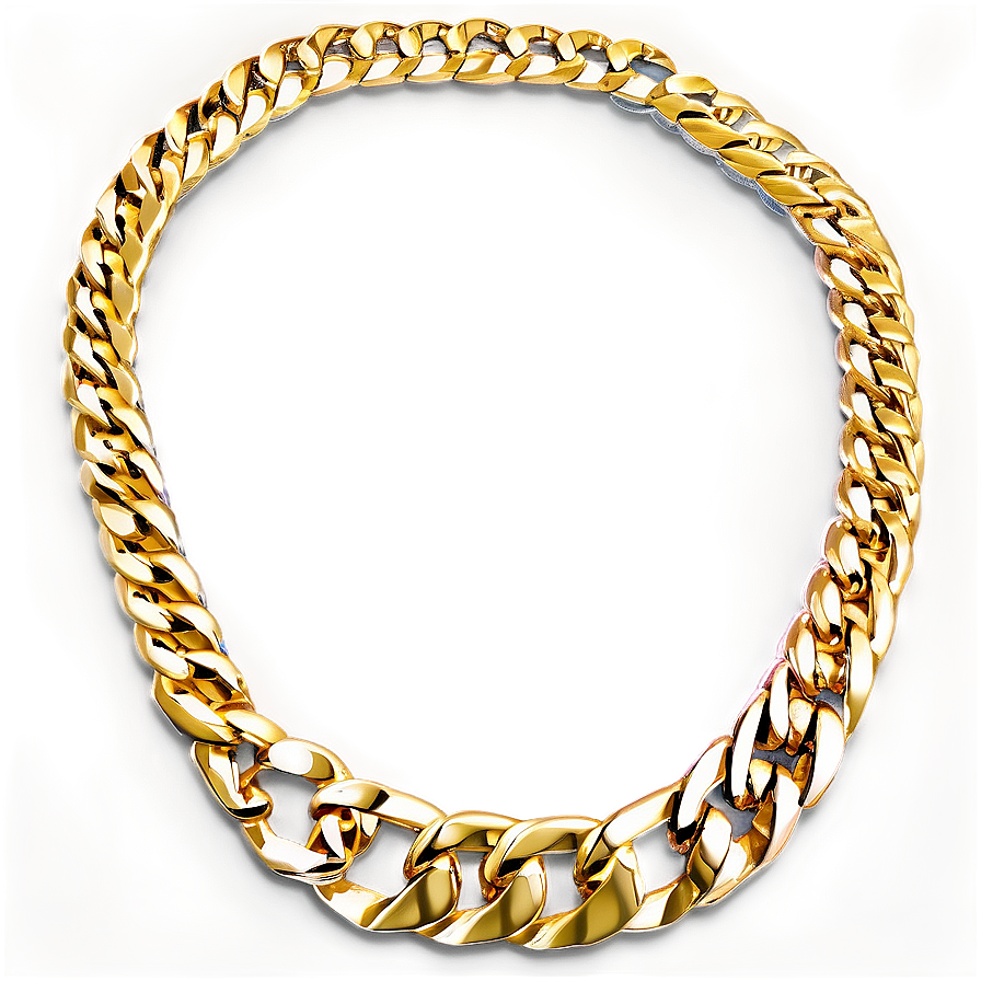 Cuban Link Chain With Pendant Png Vfn