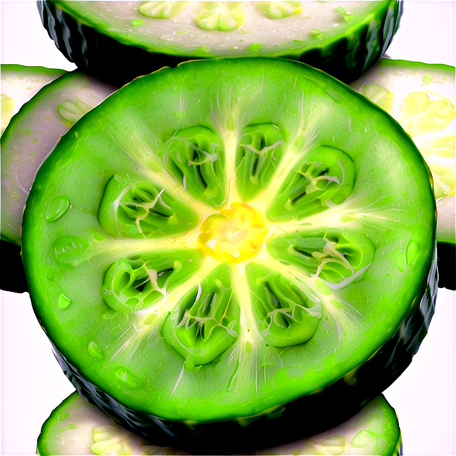 Cucumber Slice PNG 06252024 PNG image with a transparent background, free high-resolution download