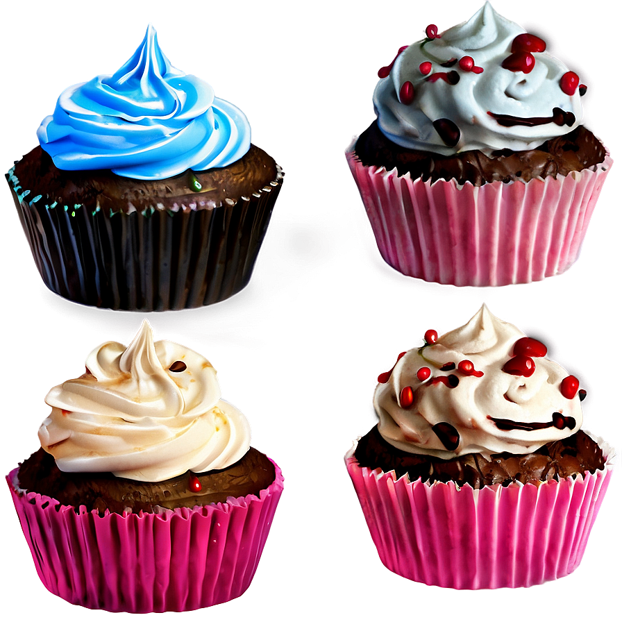 Cupcake Set Png Hno