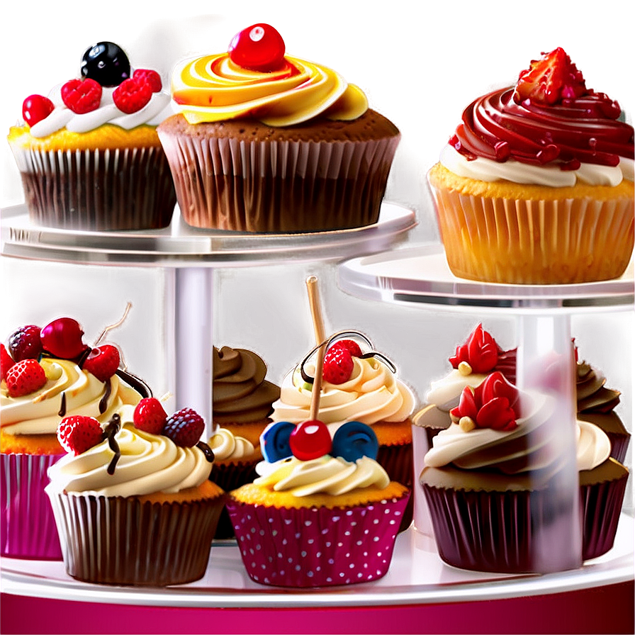 Cupcake Stand Png Pns