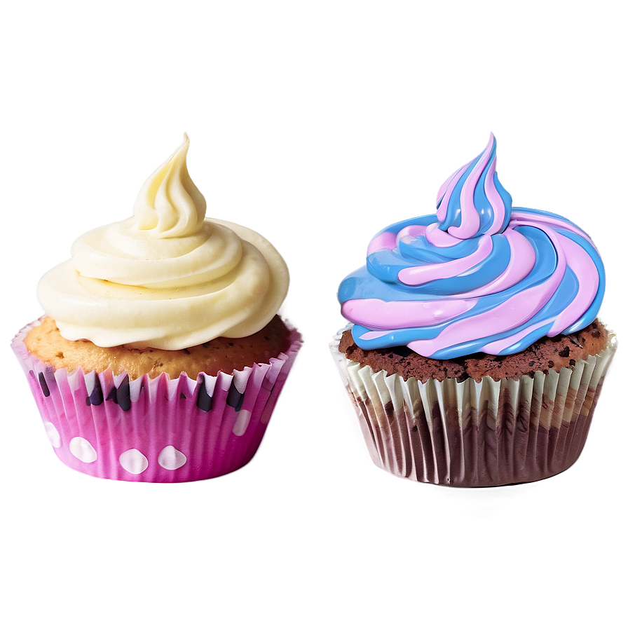 Cupcake With Frosting Swirl Png 24