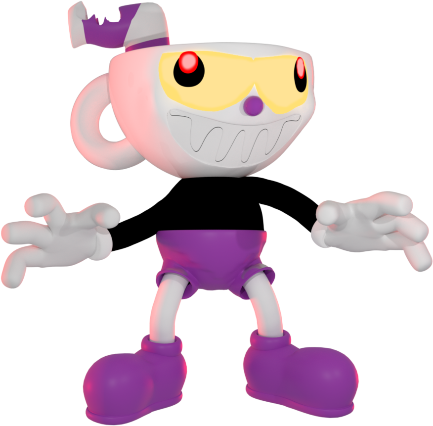 Cuphead Character Mugman3 D Model