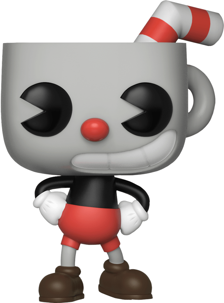 Cuphead Pop Figurine - Funko Pop Cuphead, HD Png Download PNG with transparent background