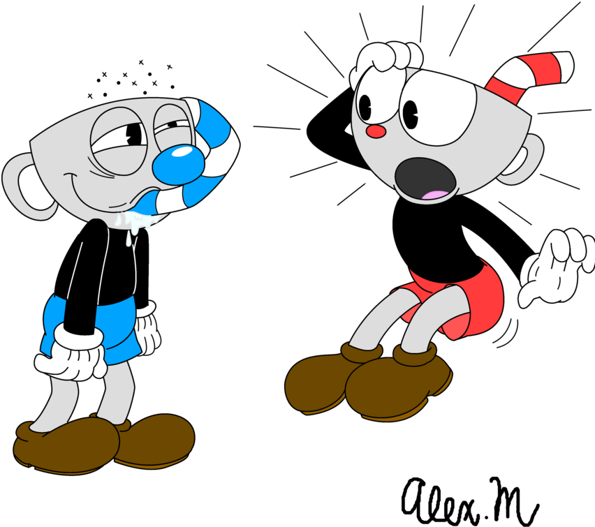 Cupheadand Mugman Characters