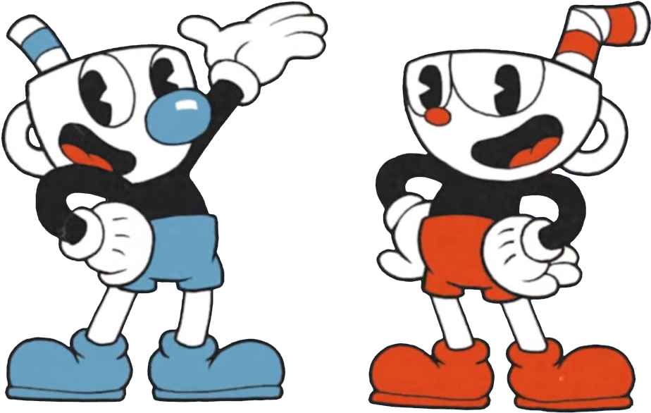 Cupheadand Mugman Characters