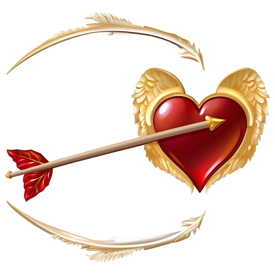 Cupid's Arrow Transparent Background Png 06212024