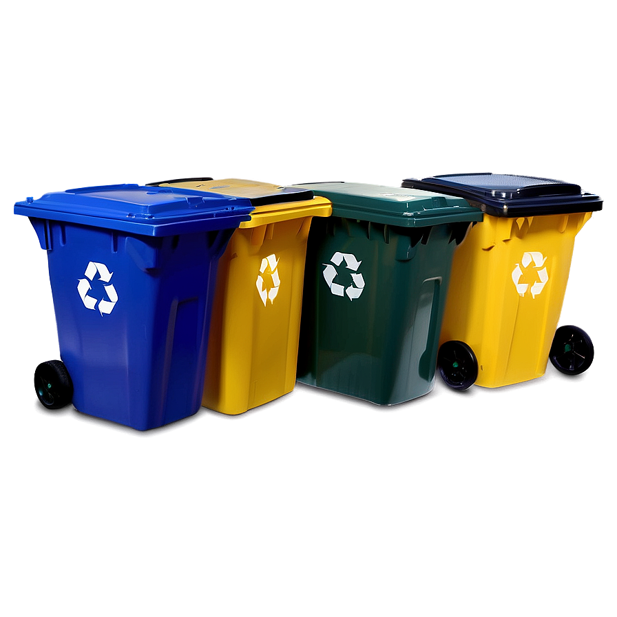 Curbside Recycling Bin Png 06212024