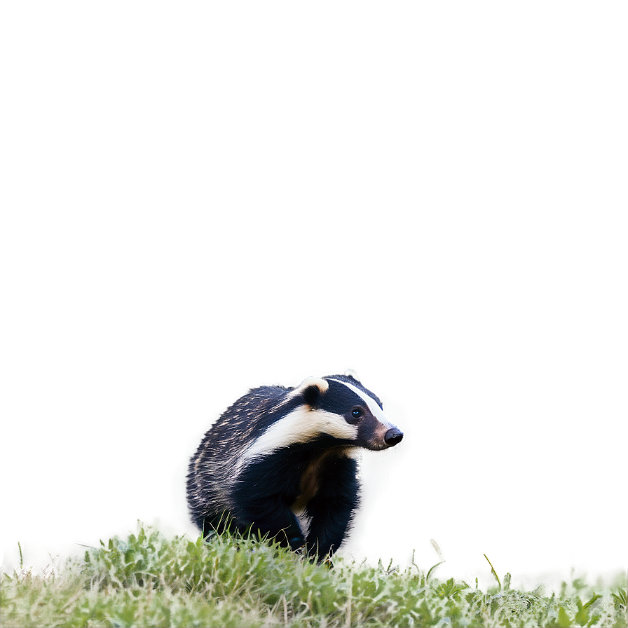 Curious Badger Exploring Png 29