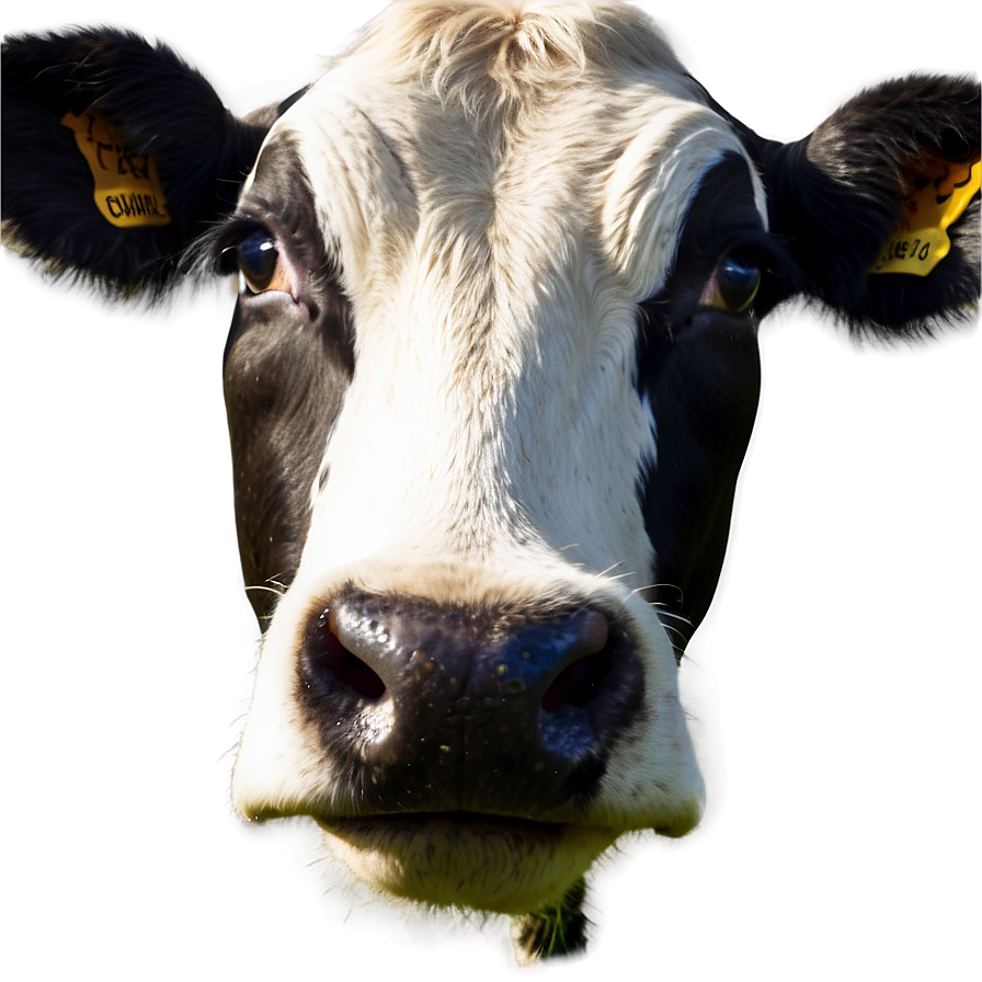 Curious Cow Face Png 7