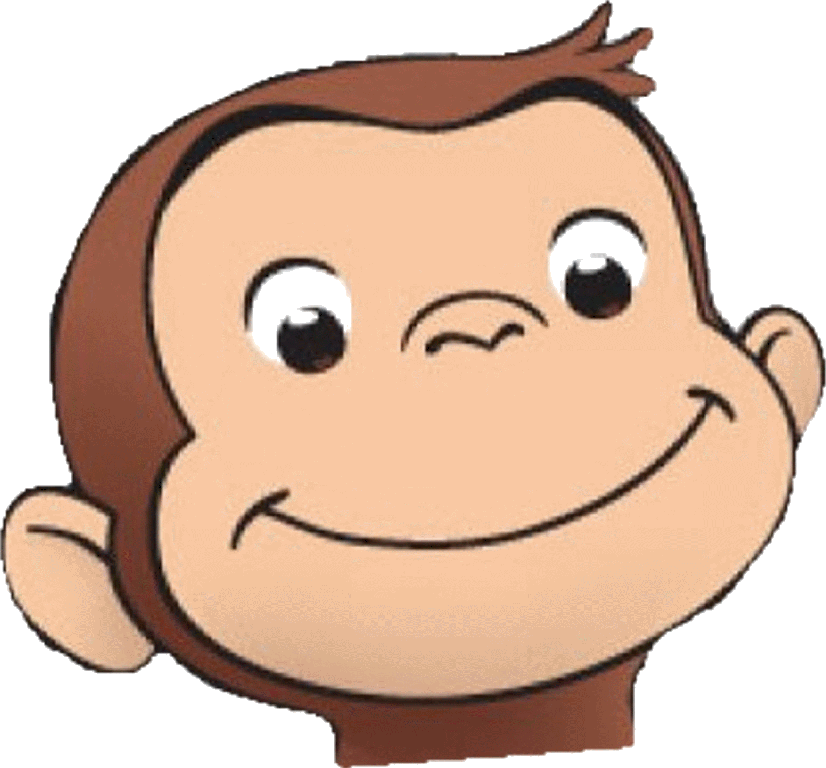 Curious George Smiling Face