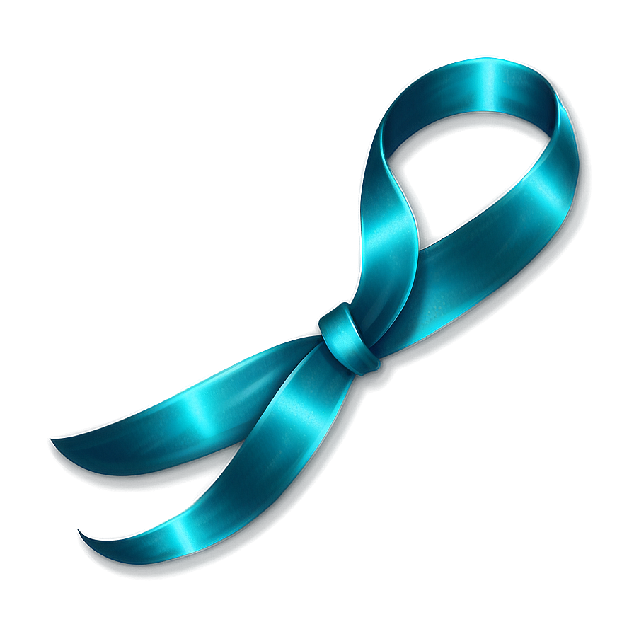 Curled Teal Ribbon Illustration PNG hyw22 PNG image with a transparent background, free high-resolution download
