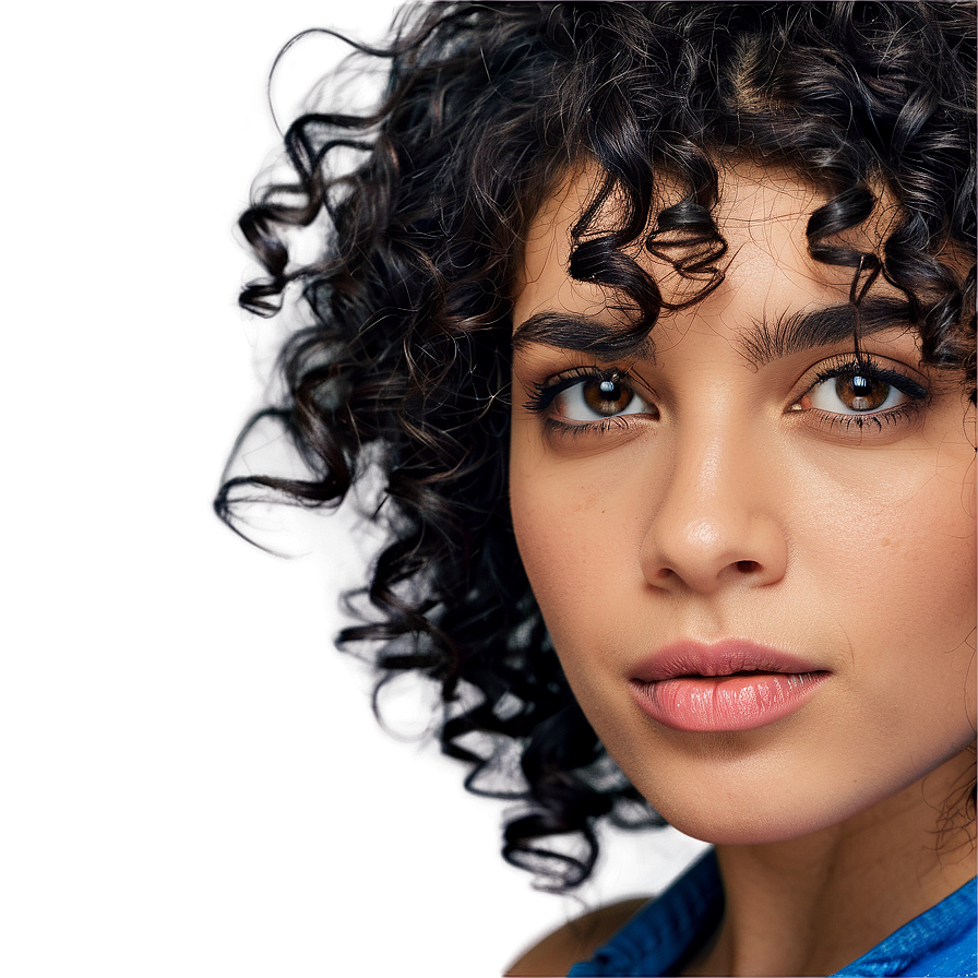 Curly Hair Detail Closeup Png 05242024