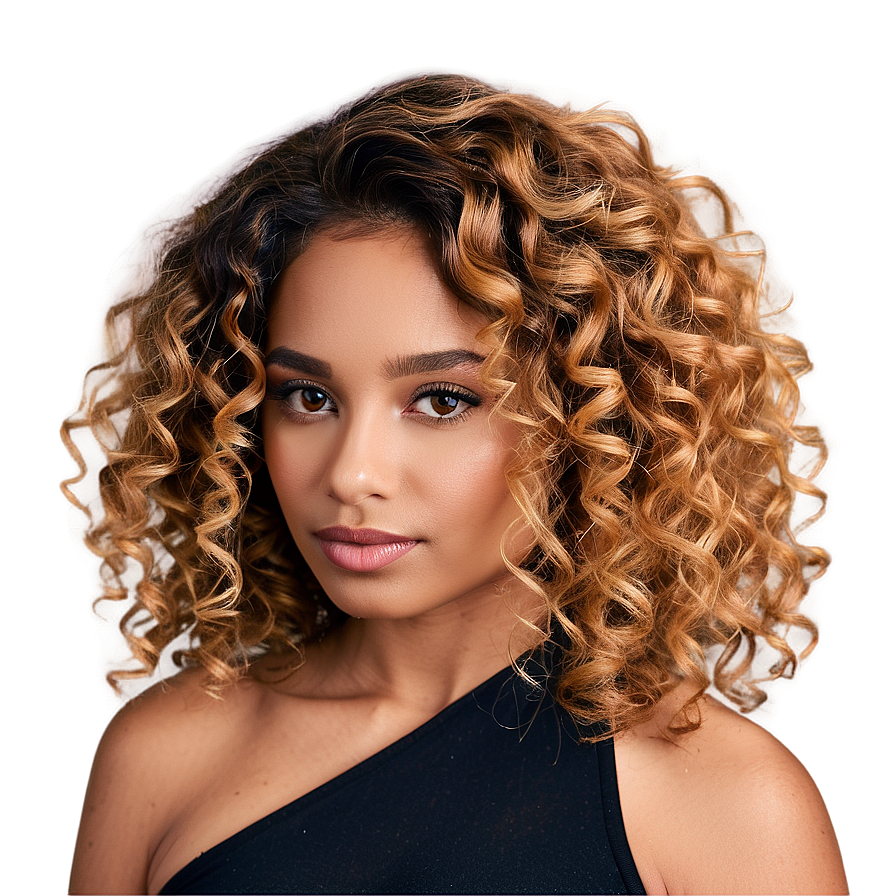 Curly Hair Detail Closeup Png Rjb62