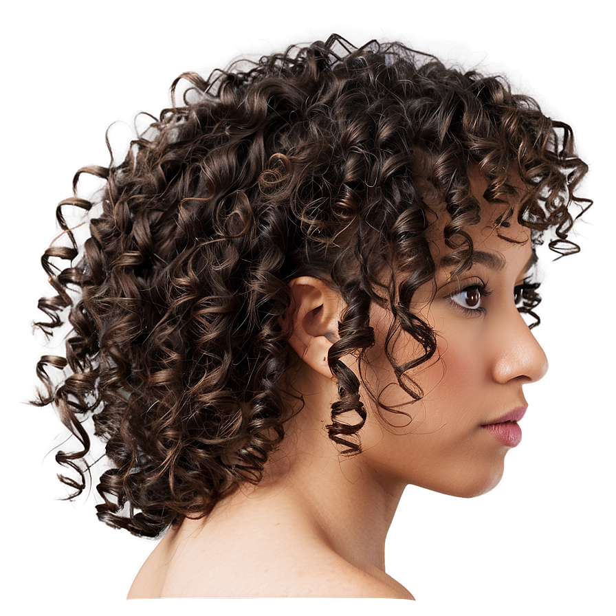 Curly Hair Texture PNG ips68 PNG image with a transparent background, free high-resolution download