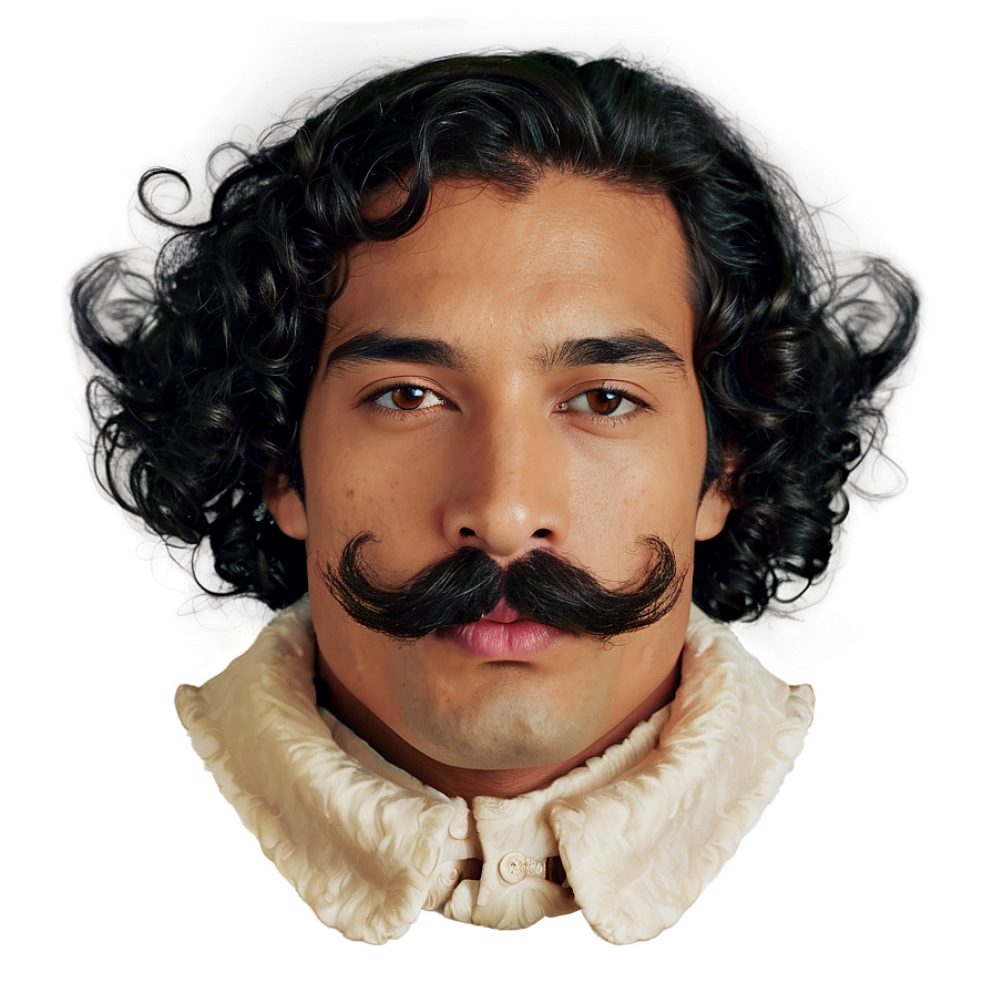 Curly Handlebar Mustache Png Eyd37