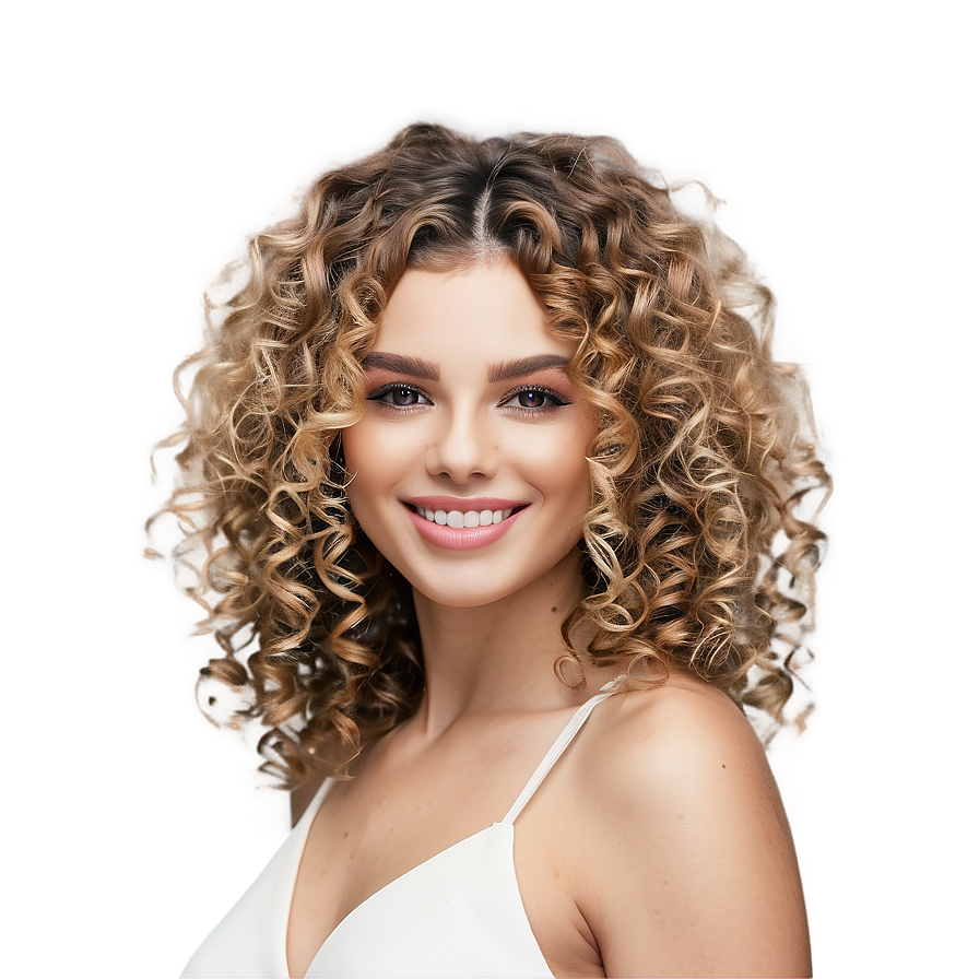 Curly Perm Hair Guide Png Ora